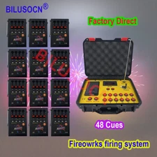 Bilusocn 500M distance+48 Cues Fireworks Firing System remote Control Equipment