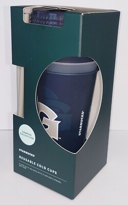 Starbucks Georgetown Hoyas Reusable Plastic Cups 5 Pack Campus Collection