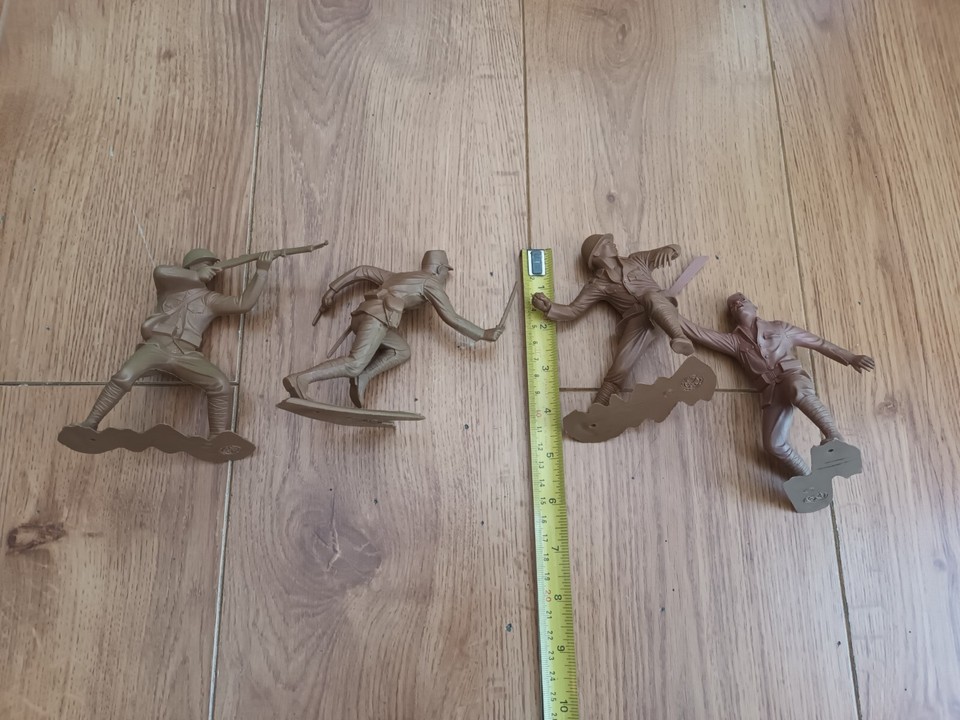 Vintage Louis Marx Large Japanese Infantry WW2 1963 Plastic Toy