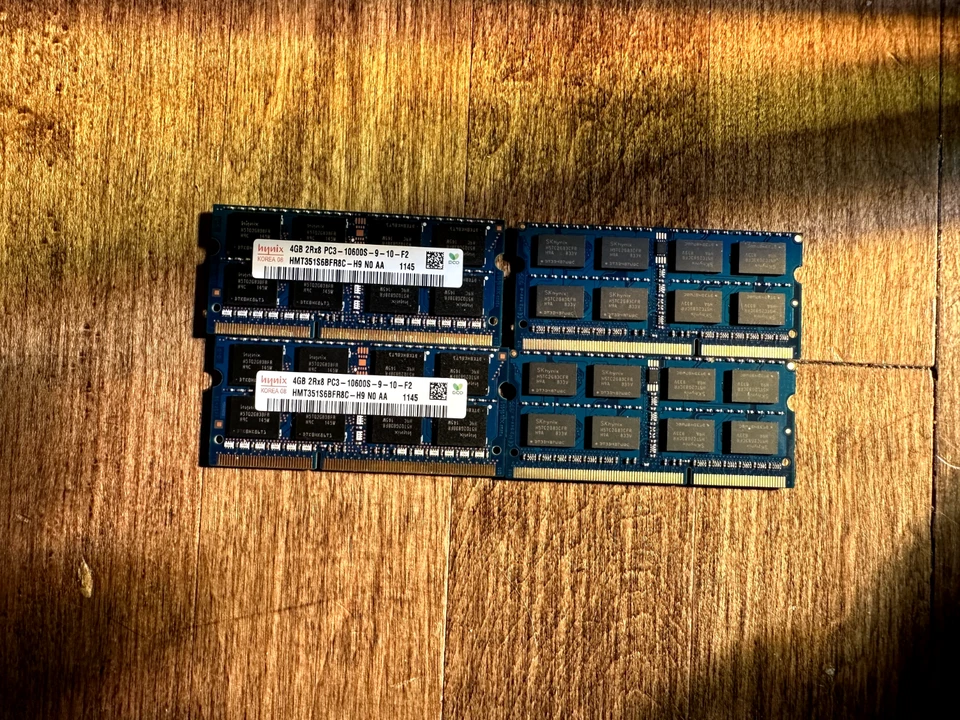 4 x Apple Mac 2011 8GB DDR3 1333MHz PC3-10600S RAM (HMT351S6BFR8C-H9; MD019G/A) - Image 2 of 2