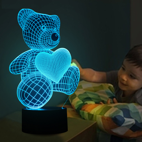 led light teddy bear