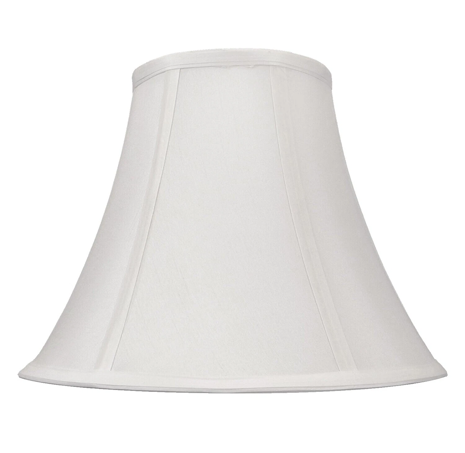 Fabric White Clip - On Lamp Shades
