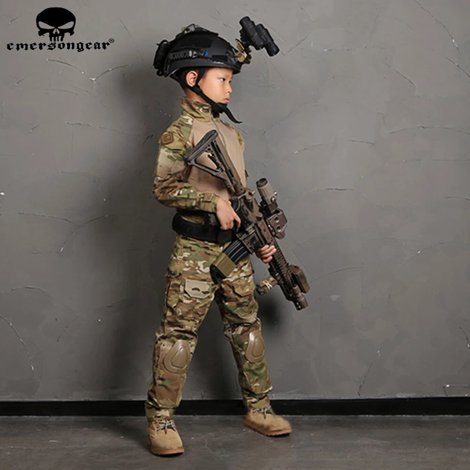 Emerson Tactical G3 BDU Child Assault Uniform Kids Shirt & Pants Suit 6Y-12Y US - Image 2 of 4
