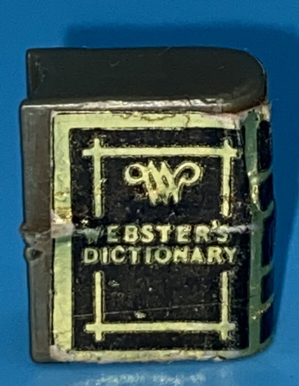 Vintage Barbie Doll Size Miniature ster Dictionary 1/2” Plastic