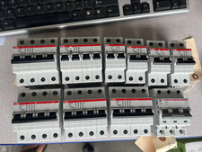 Lot of 10 assorted Circuit Breakers                