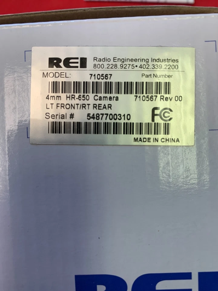 REI 710567, 4MM HR-650 CAMERA - Image 4 of 4