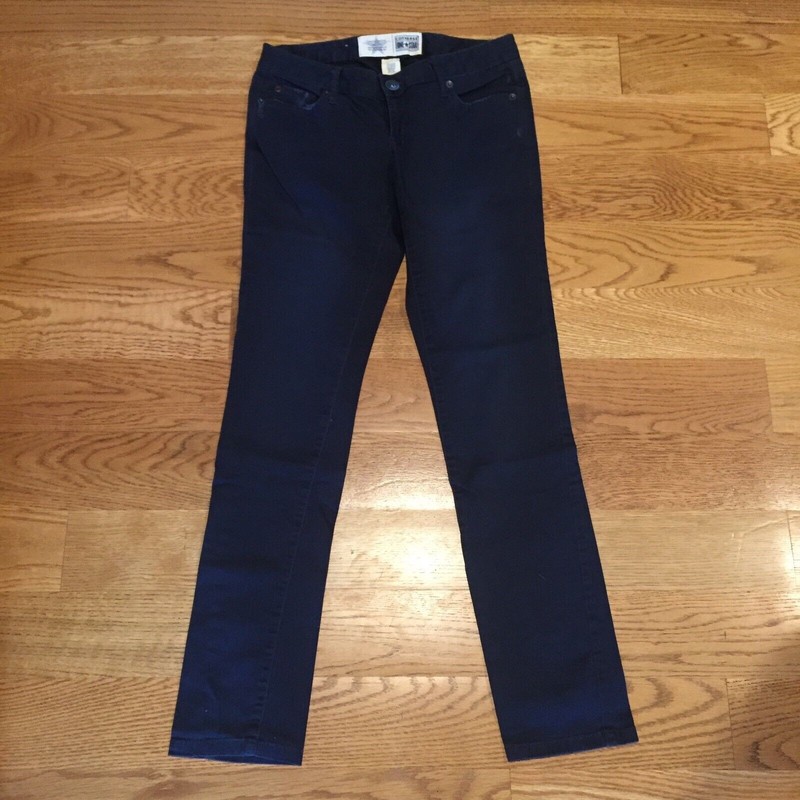 Converse One Star Circa 1974 Womens Black Skinny Straight Denim Jeans Size 6 ⭐️