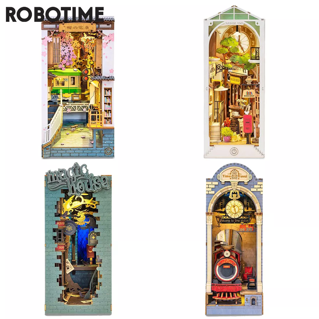 Rolife DIY Book Nook Stories in Books Series Wooden Miniature Doll