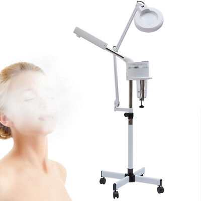 2 in 1 Kombigerät Bedampfer  Lupenleuchte Lampe 5-fache Vapozon Ozon Streamer！