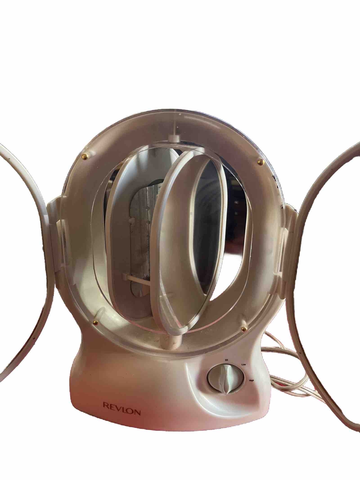 Revlon Lighted Makeup Mirror Trifold Vanity Flip Side 5x Magnifying RV