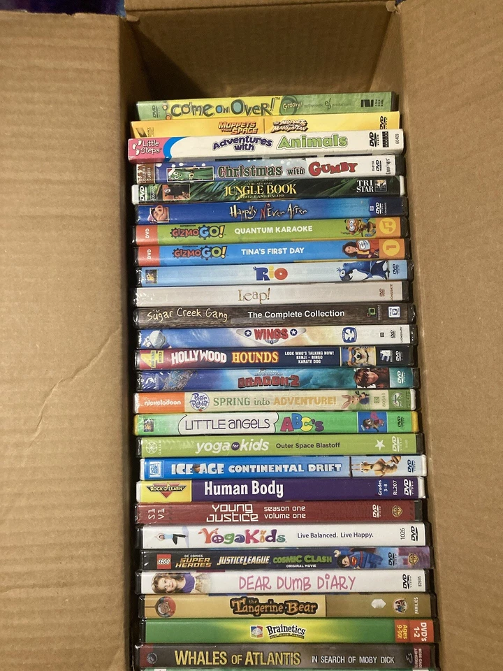 Лот реселлера из 27 DVD-дисков - детские, анимационные, Disney, ледниковый период - набор реселлеров - Изображение 2 из 4