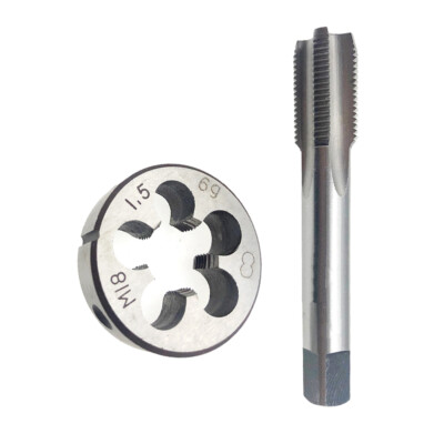 M18 x 1.5 Tap & Die Set RH Metric Thread Right Speed Steel