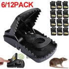 12XABS Rat Traps Killer High Sensitive Snap Big Rodent Mouse Trap Catch Reusable