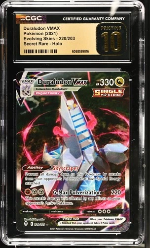 DURALUDON VMAX Evolving Skies Holo Rare #220 CGC Pristine 10 Pokemon