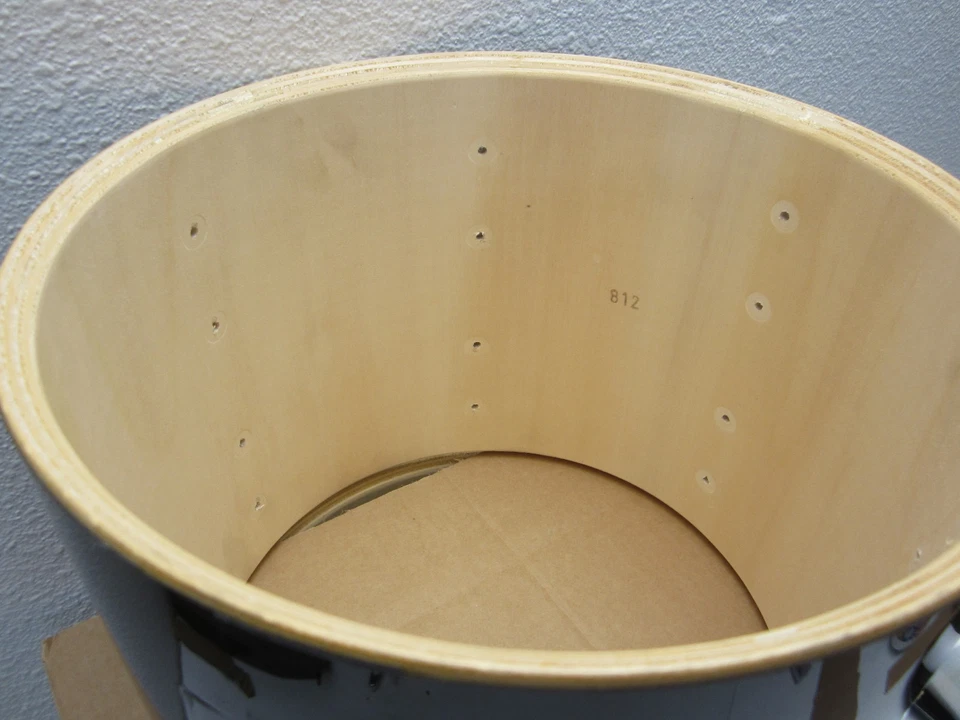 20 世纪 80 年代复古 Sonor Performer 12 x 10 & 13 x 11 汤姆鼓壳,黑色(音速) — 第 3/4 张图片