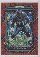2022 Panini Prizm Red Sparkle Prizm Walter Jones #262 HOF 8d4