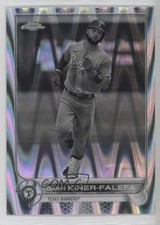 2022 Topps Chrome Sonic Black & White RayWave Refractor Isiah Kiner-Falefa 17di