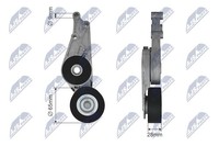 NTY Spannrolle Keilrippenriemen RNK-AU-026 76Mm FüR Audi A4 B6 8E2 B7 8EC Avant