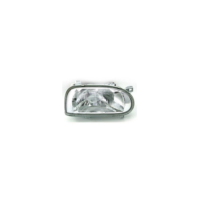 Phare Golf 3 berline break optique simple H4 droit feu avant passager 1991-1999
