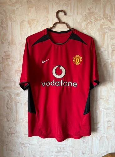MANCHESTER UNITED 2002 2003 2004 Home Football Shirt Soccer Jersey NIKE 184947 S