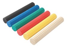 Barra de Ejercicios Flexible Cando Twist-N-Bend - Juego de 12" - 6 Piezas (Tostado-Negro)