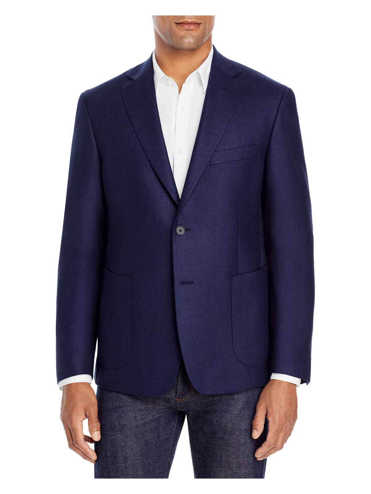 DYLAN GRAY Mens Navy Cotton Blazer 42 16790₽