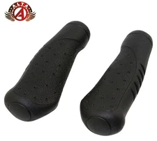 ALTA Grips 7/8" 135mm Black– Ergonomic Flangeless Comfort Rubber Handlebar Grips