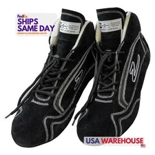 Zamp ZAMRS00100310 SFI 3.3/5 Black Size 10 Suede Driving Shoe Performance Parts