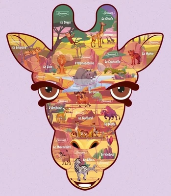 Magnet Brossard SAVANE - la girafe à l'unité au choix