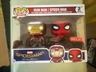 Funko POP! Iron Man Spider-Man 2 Pack Marvel Homecoming Target Exclusive Vinyl