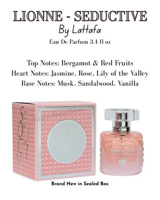Lionne Seductive By Lattafa Eau De Parfum 100ml 3.4oz Spray Women BNIB SEALED