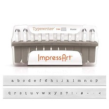 Impress Art Letter Stamp Typewriter Lowercase 
