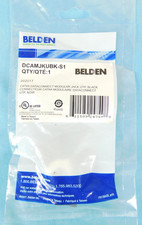 Belden RVAMJKUBK-S1 REVConnect Cat6a 10GX Modular Jack, T568 A/B, UTP, - Black