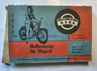 Simson Suhl Moped SR1 / SR 2 Rollenkette KEBA in Originalverpackung (2)