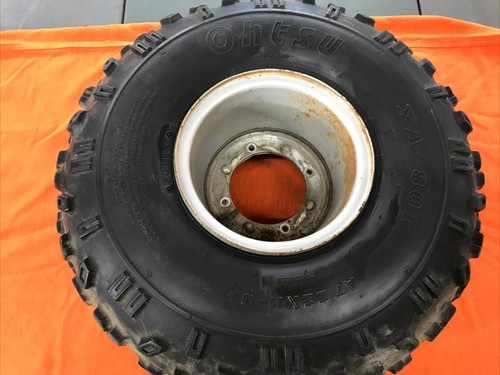 1984 1985 HONDA ATC 125M FRONT WHEEL & OHTSU XA-801 22X11-8 TIRE