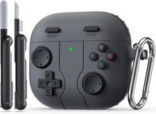 "Game Case for AirPods 4 Cover,Classic Cool Funny Shock-Proof A2-Dark Gray "