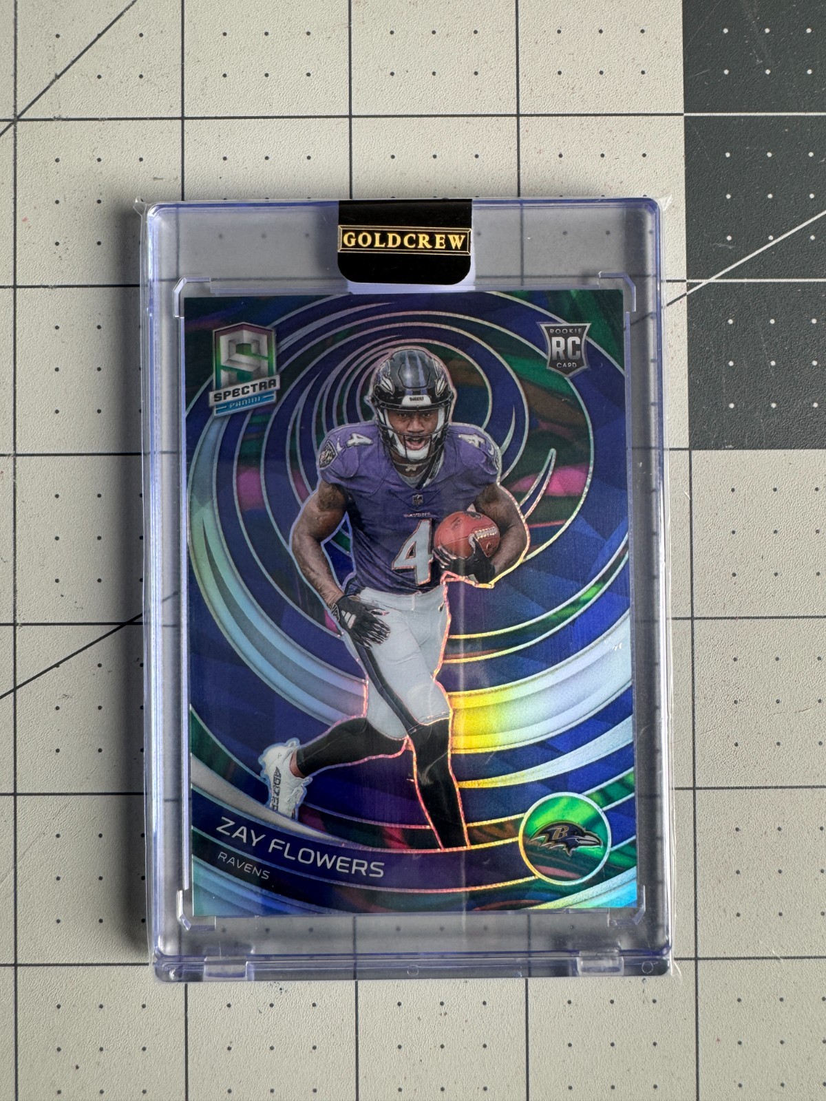 2023 Spectra Zay Flowers RC /4 Baltimore Ravens #128