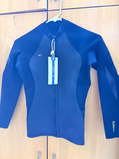 O'Neill Bahia 1.5mm Neoprene Full Zip Wetsuit Jacket Women's Size 6 Black