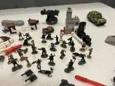 Vintage MIXED Lot of 120 Galoob MICRO MACHINES Soldiers Rocket Launchers Car Etc