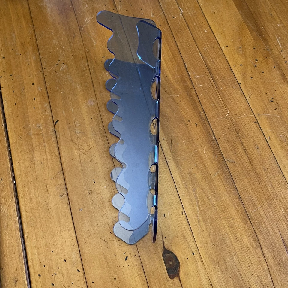 Expositor de cuchillos azul hecho en banco - Tiene capacidad para 7 cuchillos - Descatalogado Foto 4 de 4