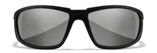 Wiley X Mens Boss Sunglasses - Grey Silver Flash / Matte Black - Authentic New