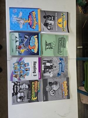 Abeka 3rd Grade Teacher Keys Pre Owned Lot Arithmetic Language History Science