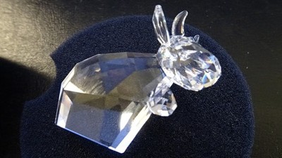 Swarovski Crystal Retired Lovlots Missy Mo Cow Figurine 843546 | eBay