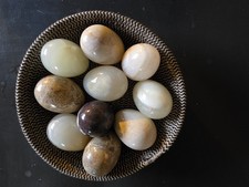 Ten Vintage Marble Eggs