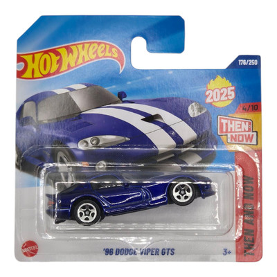 Hot Wheels - '96 Dodge Viper GTS - Blau - Then and Now 2025