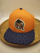 Toei Animation Funimation Dragon Ball Z Baseball Hat Black Orange Snapback Cap
