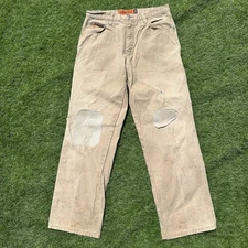 Jesse James Workwear 12 Oz Canvas Utility Carpenter‎ Pants Work Fit Mens 32x32