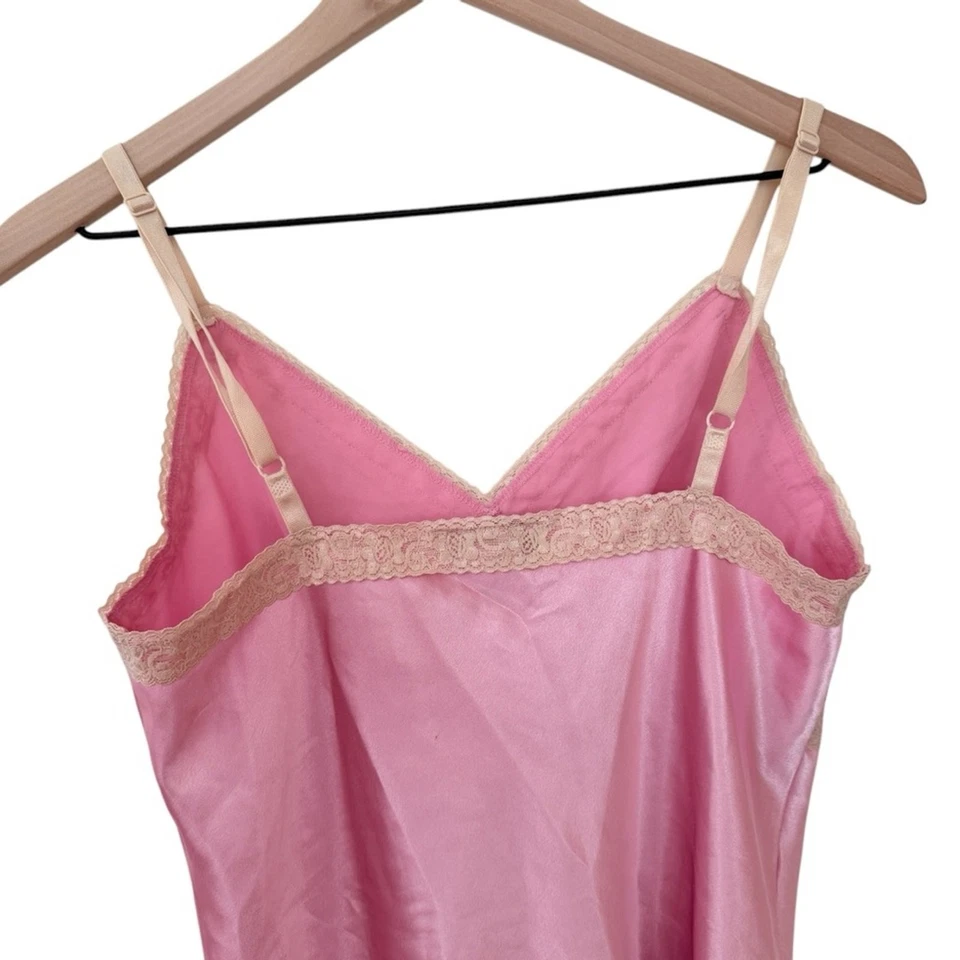 Lencería Top Lencería de Encaje Rosa Beige Vintage EC Designs Talla Pequeña Foto 4 de 4