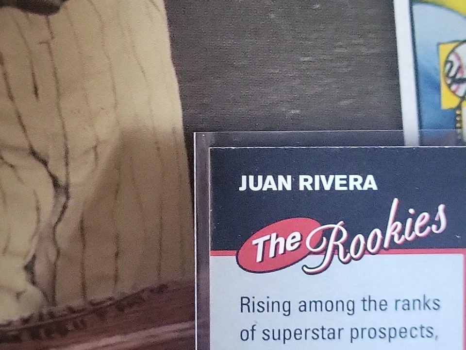 2001 Donruss The Rookies Juan Rivera Rookie Card #R74 Yankees - Image 3 of 4