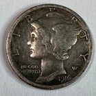 1916**S**MERCURY HEAD SILVER DIME **NICE COIN!** -